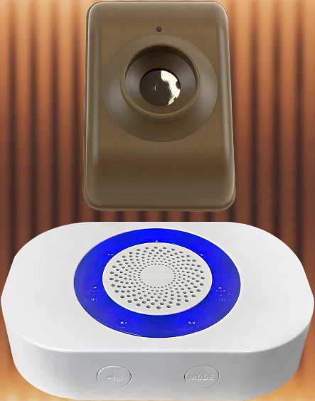 Dakota Alert DCMA-4k Plus Long Range, One Mile Wireless Range Motion White