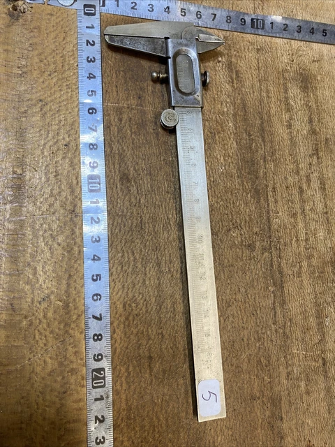 n° 5 old tool outil ancien de métier , PIED A COULISSE