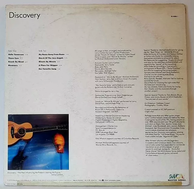 Larry Carlton - Discovery - Vinyl Vg+/Vg 2