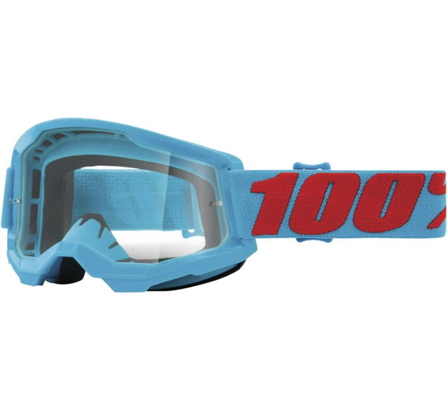 100% Strata 2 Goggles Summit with Clear Lens 50027-00011