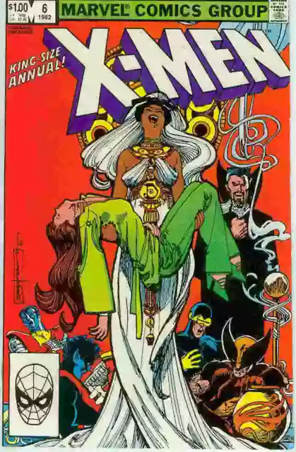 (Uncanny) X-Men Annual # 6 (Bill Sienkiewicz) (guest: Dracula) (USA, 1982)