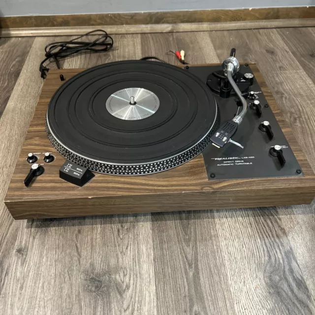 REALISTIC LAB-420 direct drive automatic turntable