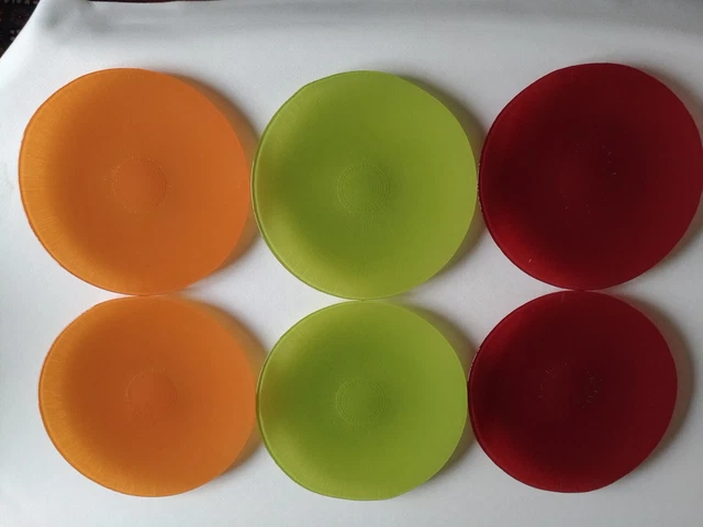 Set De 6 Assiettes De Présentation Marine - Parfait Pour Apéro, Salades Et Desserts