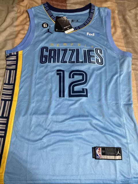 Nike Men's 2022-23 City Edition Memphis Grizzlies Ja Morant #12 Black Dri-FIT Swingman Jersey