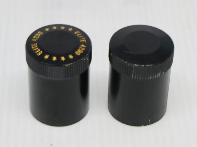 thumbnail image 2 of Bushnell Scope Turret Caps – Black Matte, Windage & Elevation, 22 X 14 X 13 Mm – Used, Excellent Condition 2 of 3