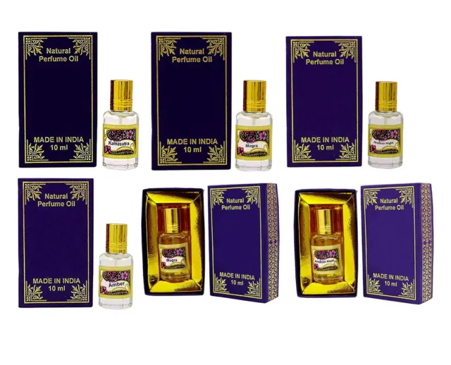 HIQILI Fragrance Oil Set Aroma Essential Oils for Diffusers,Perfume,Body  6*10ML