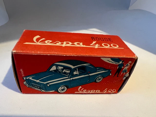 NOREV – Vespa 400 Miniature – Couleur Brique, échelle 1:18, En Boîte, Occasion