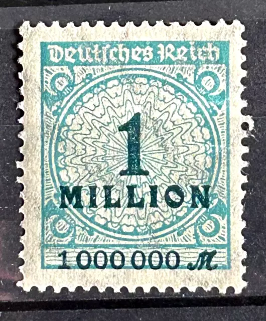 1923 Old German stamp MNH Mi:DR314 1 Million Mark Inflation era