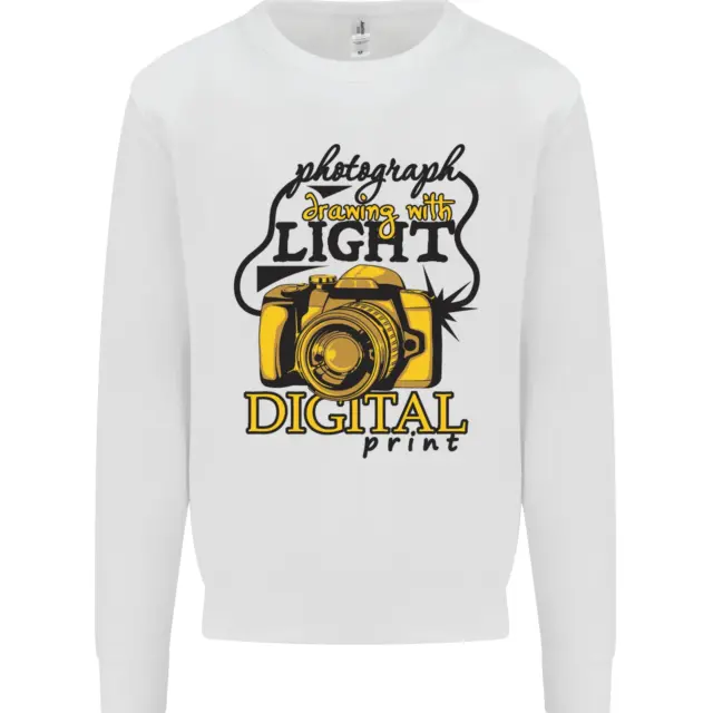 Photography Drawing With Light Photographer Kids Sweatshirt Jumper