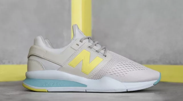 New balance 247 grey yellow hotsell