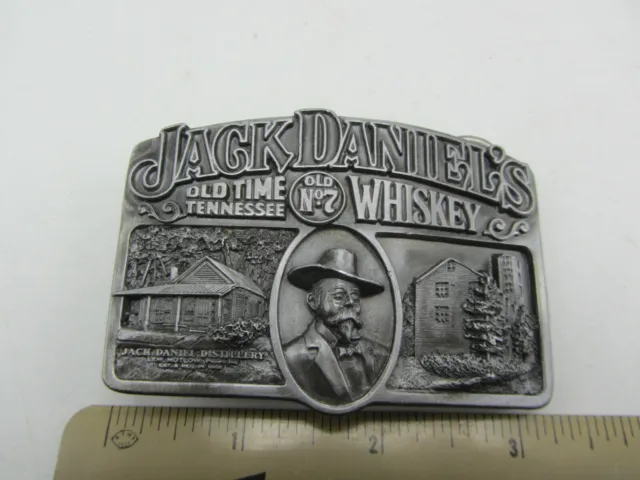 Vintage 1989 Arroyo Jack Daniels Distillery Old Time No. 7 Whiskey Belt Buckle
