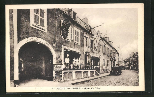 CPA Pouilly-sur-Loire, Hôtel de l´Ecu