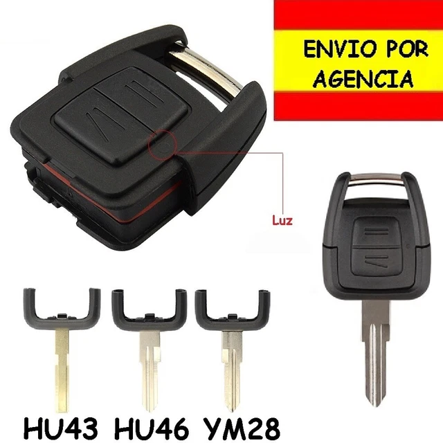 Carcasa De Llave De 3 Botones Para Opel: Repuesto Fácil De Instalar Para Astra, Insignia, Mokka Y Más