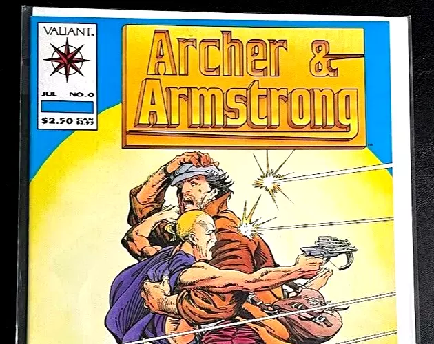 ARCHER and ARMSTRONG #0 KEY 1st Appearance BWS Art 1992 Valiant Comics NM 2