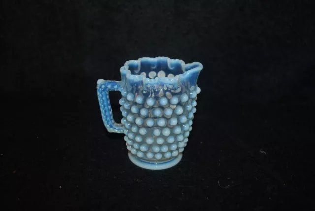 Beautiful Victorian Eapg Opalescent Hobnail Creamer 1890'S