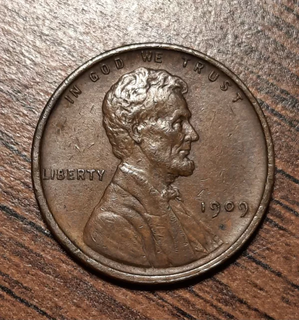 1909-VDB Lincoln Wheat Cent Penny