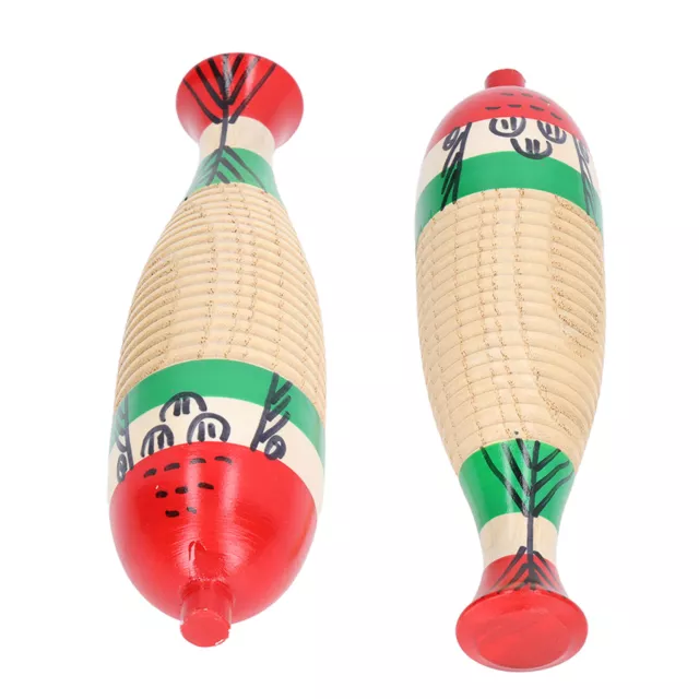 Wooden Guiro Percussion Instrument Fish Shaped Early Education Tool Gift For FST