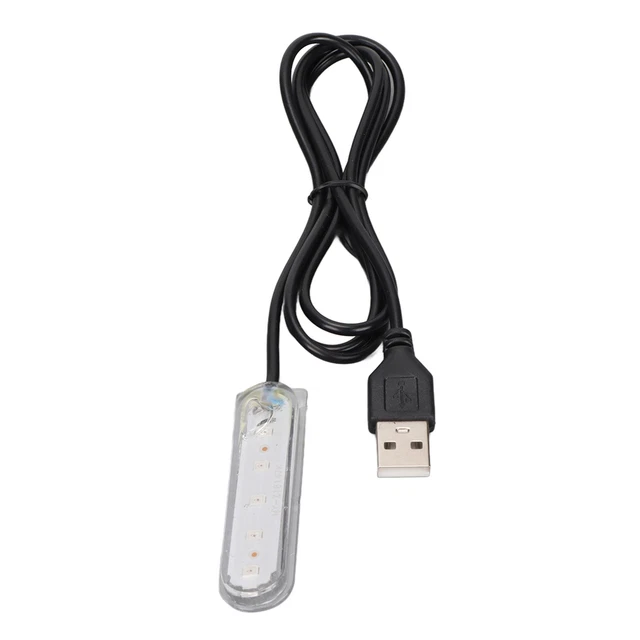 USB Small Aquarium Water Plant Light Lightweight Automatic Reptile Tank LED JFF