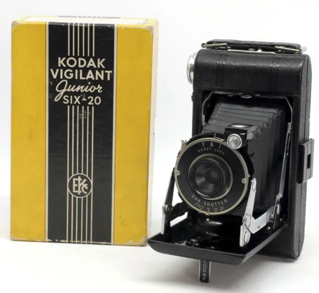 Kodak Vigilant Junior Six 20 Klappkamera in Originalverpackung