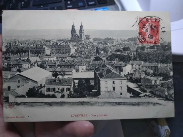 Carte postale de Lunéville,vue générale.