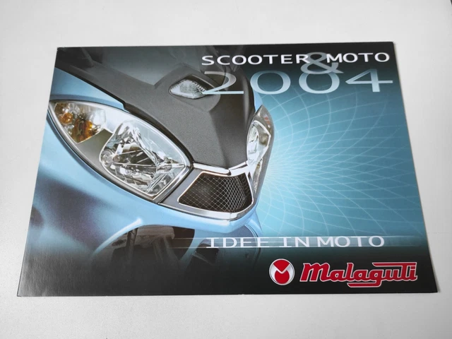 Malaguti Range 2004 UK/IT Prospectus Catalogue Brochure Moto