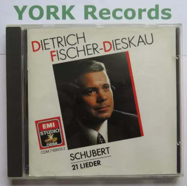 SCHUBERT - 21 Lieder DIETRICH FISCHER-DIESKAU / GERALD MOORE - Ex Con CD EMI