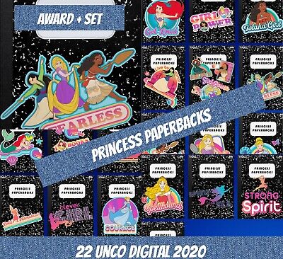Topps Disney Mulan moana Unco Award + Set 1+21 princess paperbacks 2020 Digital