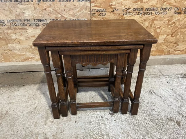 Old Charm Style Nest Of 3 Tables