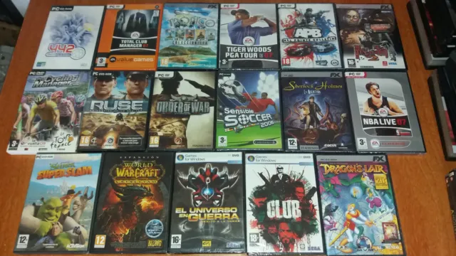 Lote De 17 Juegos Pc Precintados · Versión Española