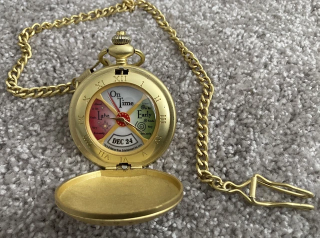 THE POLAR EXPRESS Conductor Pocket Watch Christmas Role Play Costume £7 ...