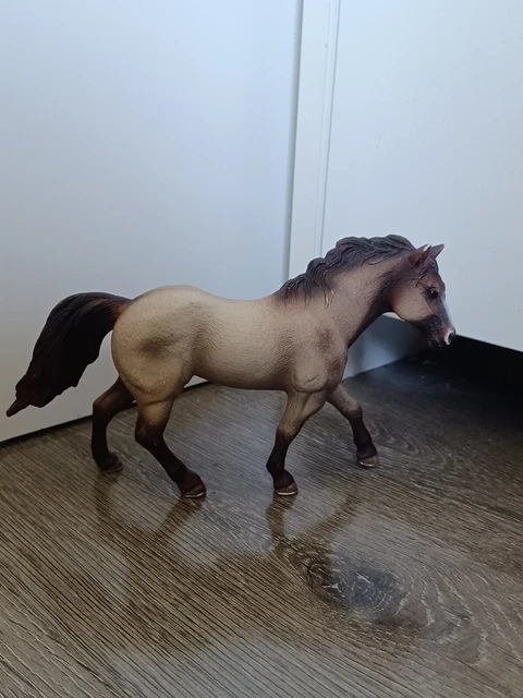 Schleich 13251 Quarterhorse - Handbemalte, Naturgetreue Pferdefigur