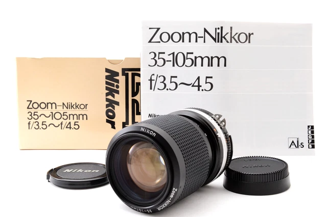 [MINT in Box] Nikon Zoom Nikkor 35-105mm f/3.5-4.5 Ai-s MF Lens AIS JAPAN #313