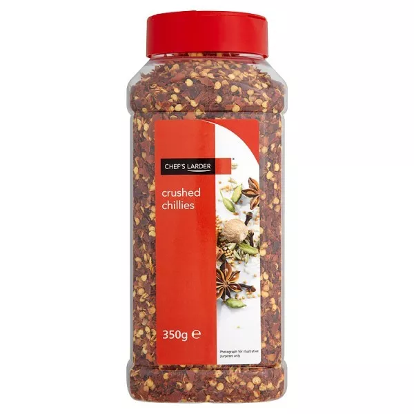 Chef's Larder Crushed Chillies 350g Single Jar