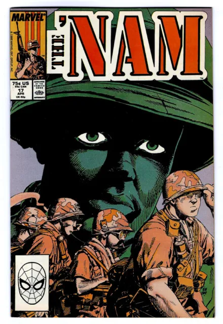 THE 'NAM #17 in VF/NM conditrion a 1988 Marvel war comic