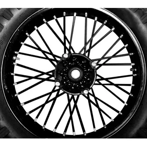 Couvre rayons spoke skins blanc pour jante moto 19 et 21 pouces - Maxi  Pièces 50