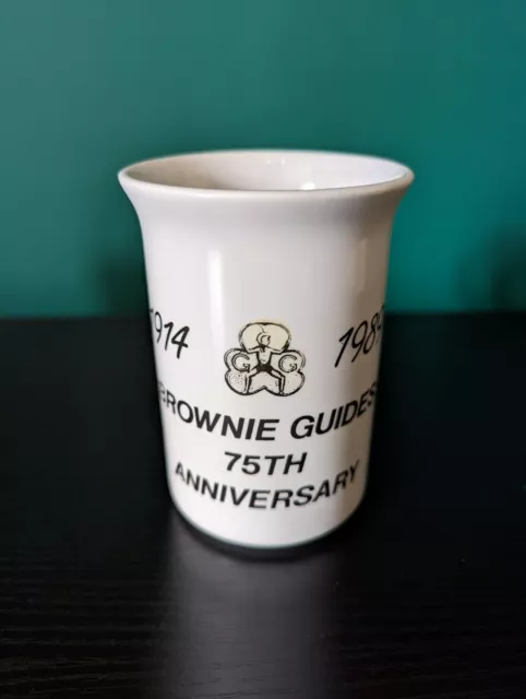 Brownie Guides Vintage 75th Anniversary 1989 Mug Cubs Scouts