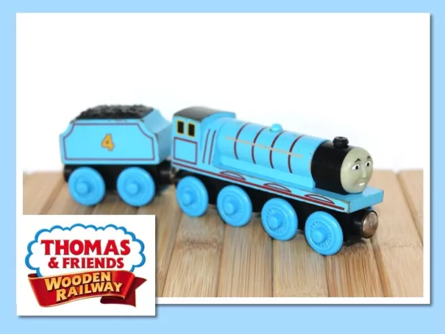 Thomas The Tank Engine & Friends Wooden Railway Train GORDON WITH TENDER