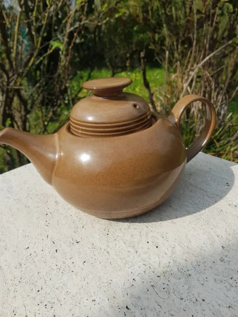Denby Pampas Teapot, Excellent Condition, brown teapot