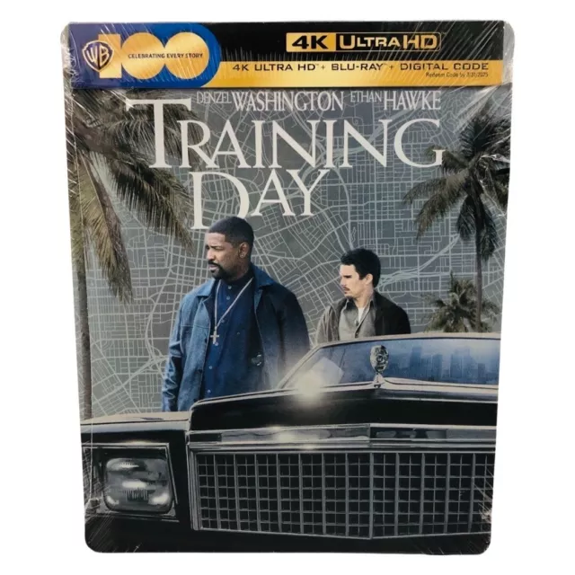 Training Day - 4K UltraHD Blu-ray + Blu-ray + Digital - SteelBook - NEW - READ-1