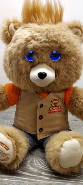 2017 Teddy Ruxpin Interactive Talking Bear w/LED Animated Eyes