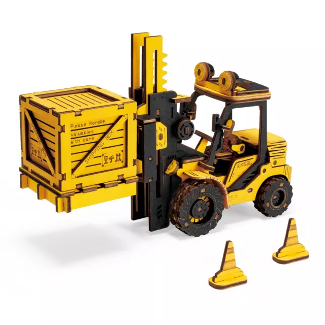 ROKR 5Kit Fahrzeug LKW Auto 3D Holz Puzzle Kinder Erwachsene Spielzeug Geschenke 2