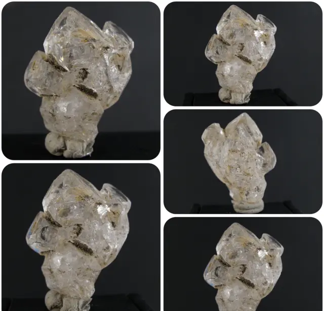 Herkimer naturel/elestial/fenêtre quartz guérison Chakra Reiki cristal 12g