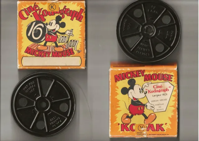 2 FILMS EN 16 mm Ciné Kodagraph Walt Disney MICKEY COW-BOY 1 et 2 vers 1930 EUR  50,00 - PicClick FR