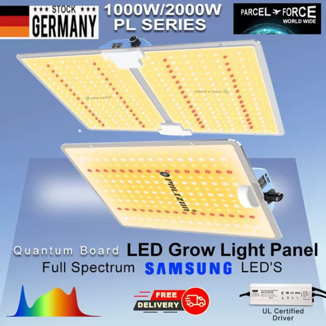 1000W 2000W Samsung LED Grow Light Full Spectrum für Zimmerpflanzen Veg Flower