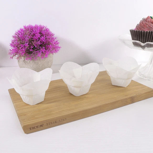 100 piezas Taza de pastel desechable Moldes de cupcake Soporte de papel Cupcake Chupador bebé
