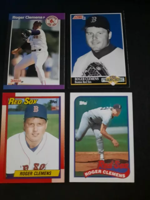 Roger Clemens (12) Baseball Card Lot Red Sox Yankees Blue Jays