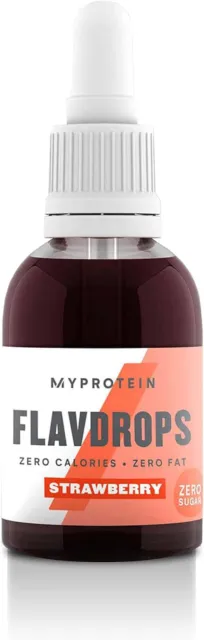 #025 Myprotein FlavDrops 5x 50 ml fresa MHD