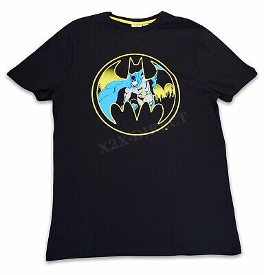 Men's Batman Primark Black Short Sleeve T-Shirt Size L BNWT NEW