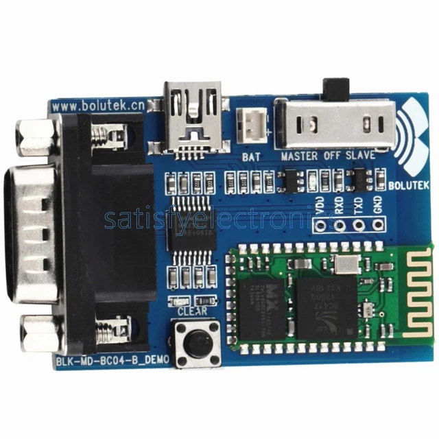 RS232 BLUETOOTH SERIAL Adapter Communication MasterSlave Module 5v