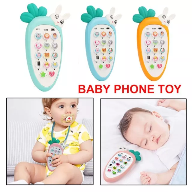 Educational Bilingual Telephone Music Voice Toy Baby Phone Toy Music Mobile